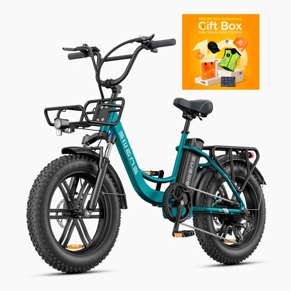 Engwe L20 Boost elcykel med fatbike-dæk og step-through stel