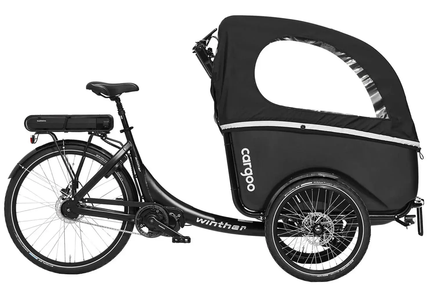 Winther Cargoo el-ladcykel med Shimano STEPS centermotor