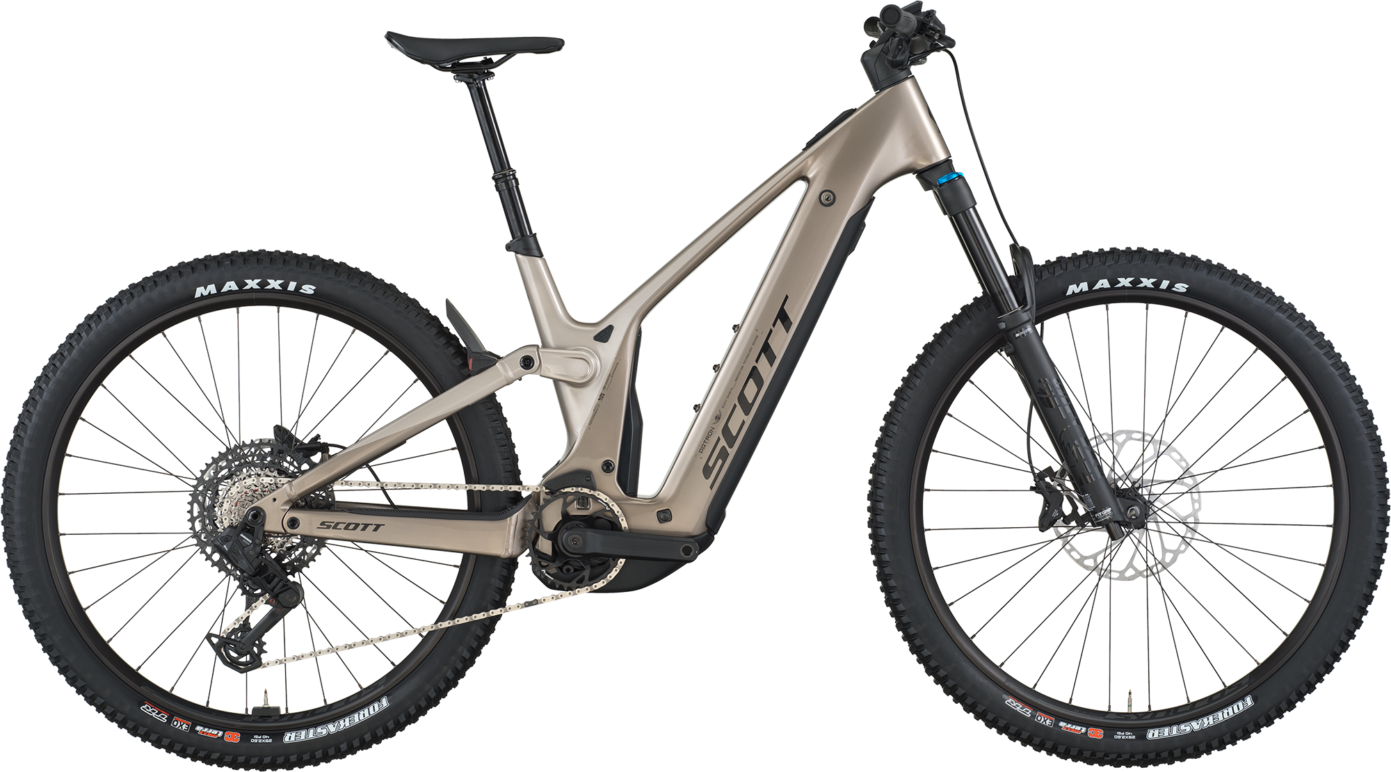Scott Patron eRIDE 910 el-mountainbike i meteor grey med 800Wh Bosch-batteri