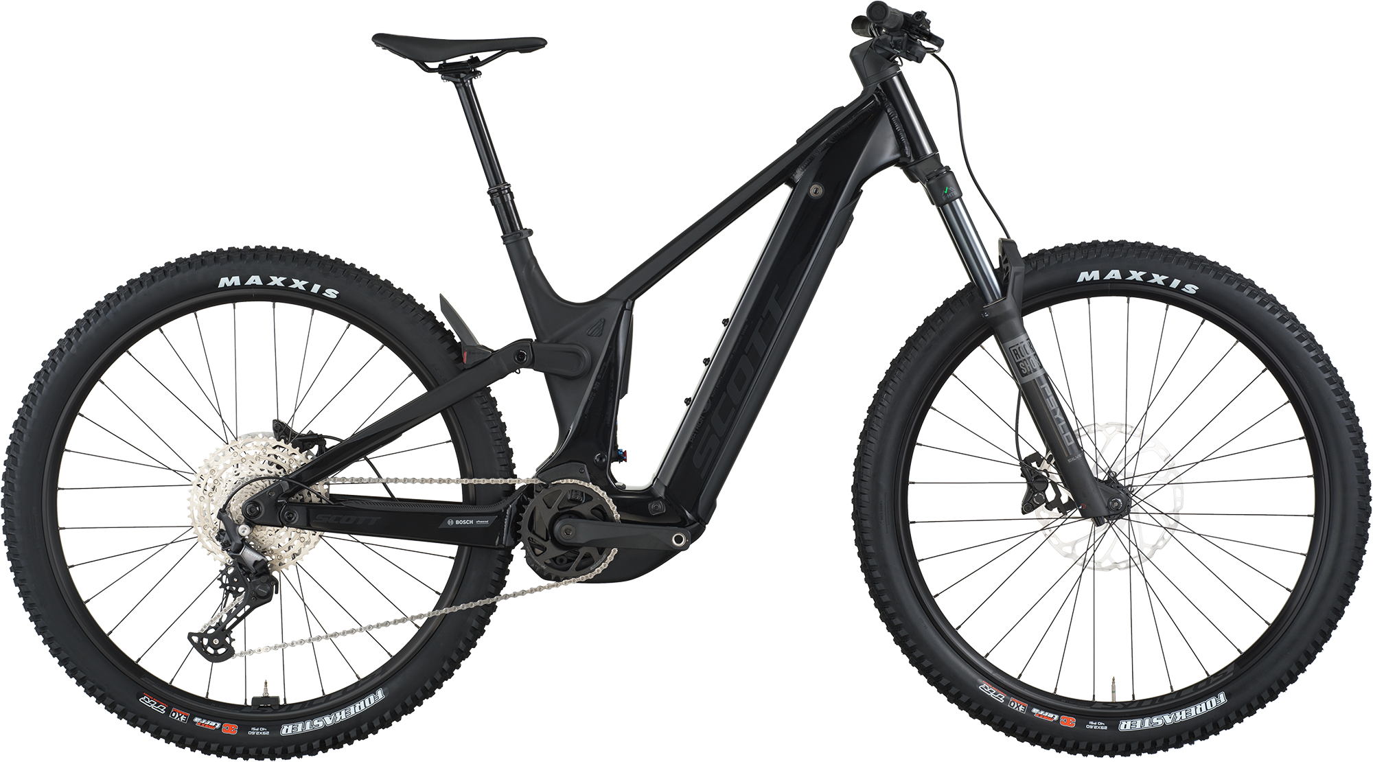 Scott Patron eRIDE 930 fuldaffjedret el-mountainbike i sort med Bosch Performance CX-motor