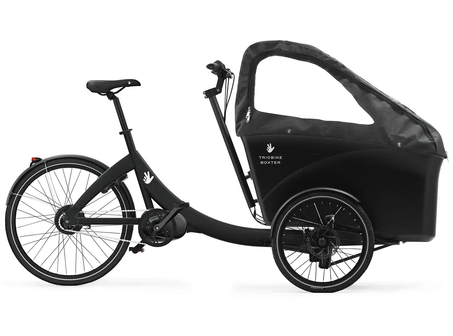 Triobike Boxter Air 3, 2-hjulet el-ladcykel med Bafang centermotor