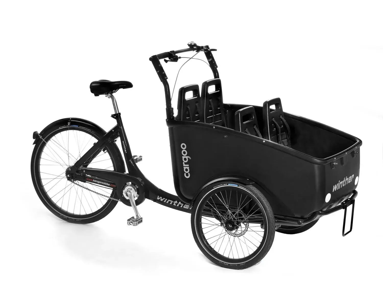 Winther Cargoo el-ladcykel med Bafang motor og stort batteri