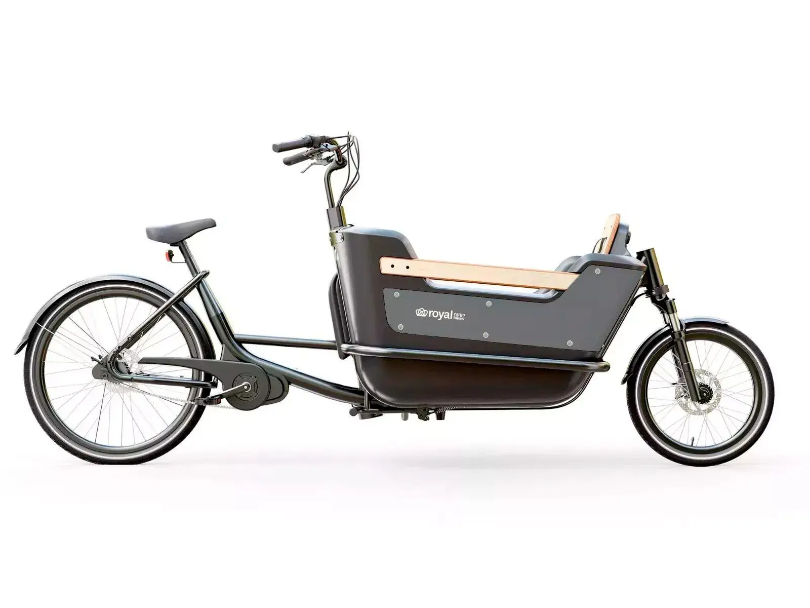 Royal Cargobike ThreeRunner 3-hjulet el-ladcykel med Bafang centermotor