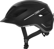Abus Pedelec 2.0 Velvet Black cykelhjelm i sort med integreret LED-baglygte
