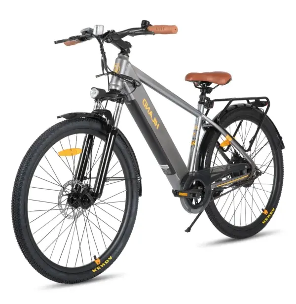 Hiland Pulse budget elcykel med step-through aluminiumsstel