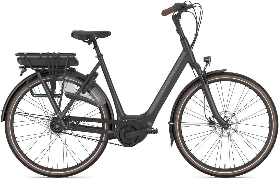 Gazelle Orange C8+ HMB dame elcykel i sort med lav indstigning