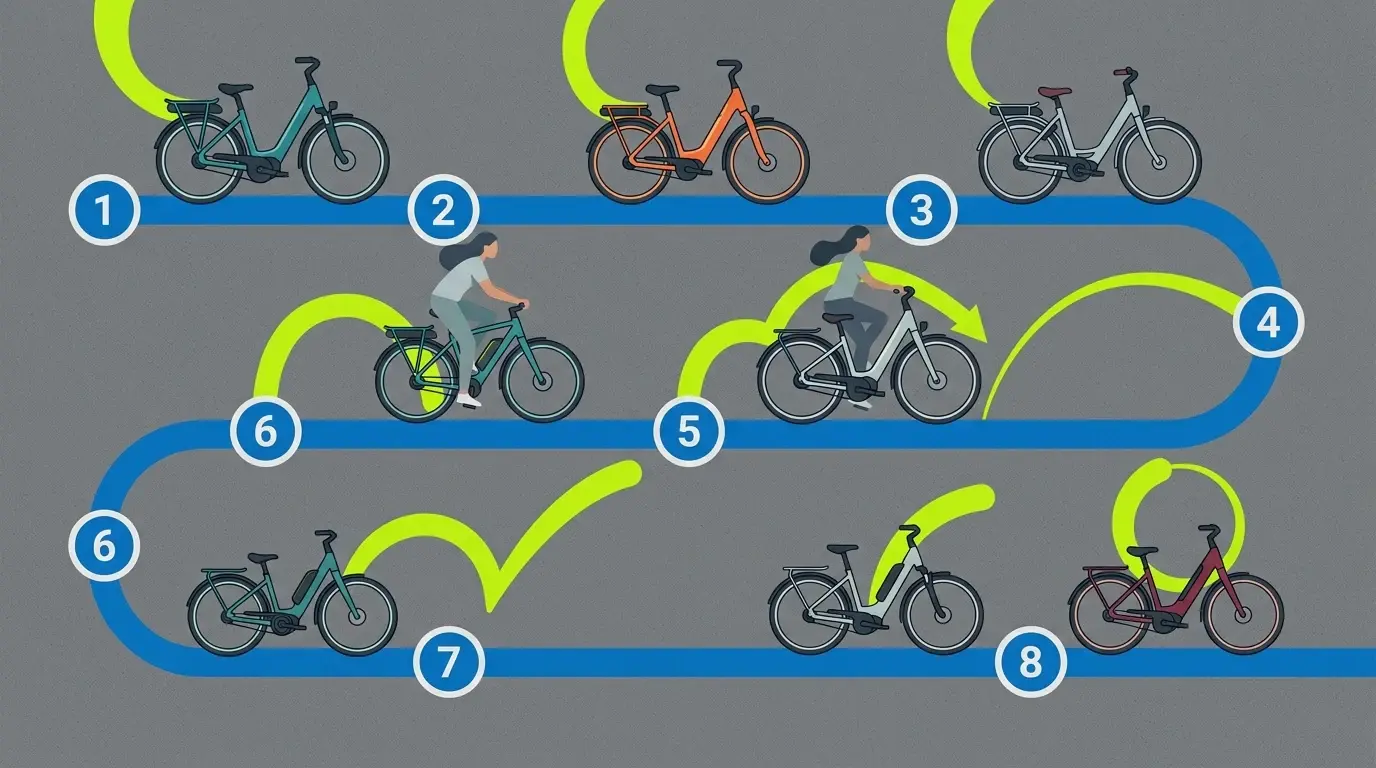 Elcykel dame test 2026 - Otte modeller med lav indstigning | Elcykeltest.dk